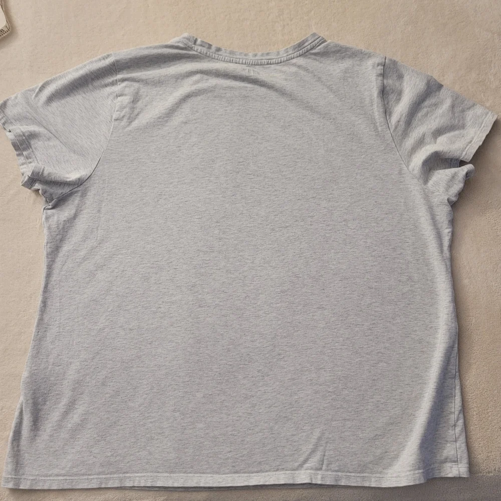 DKNY Sport Cotton Stretch Plus Size Tee Neon Logo Pink Orange Yellow Light Grey - Picture 8 of 12